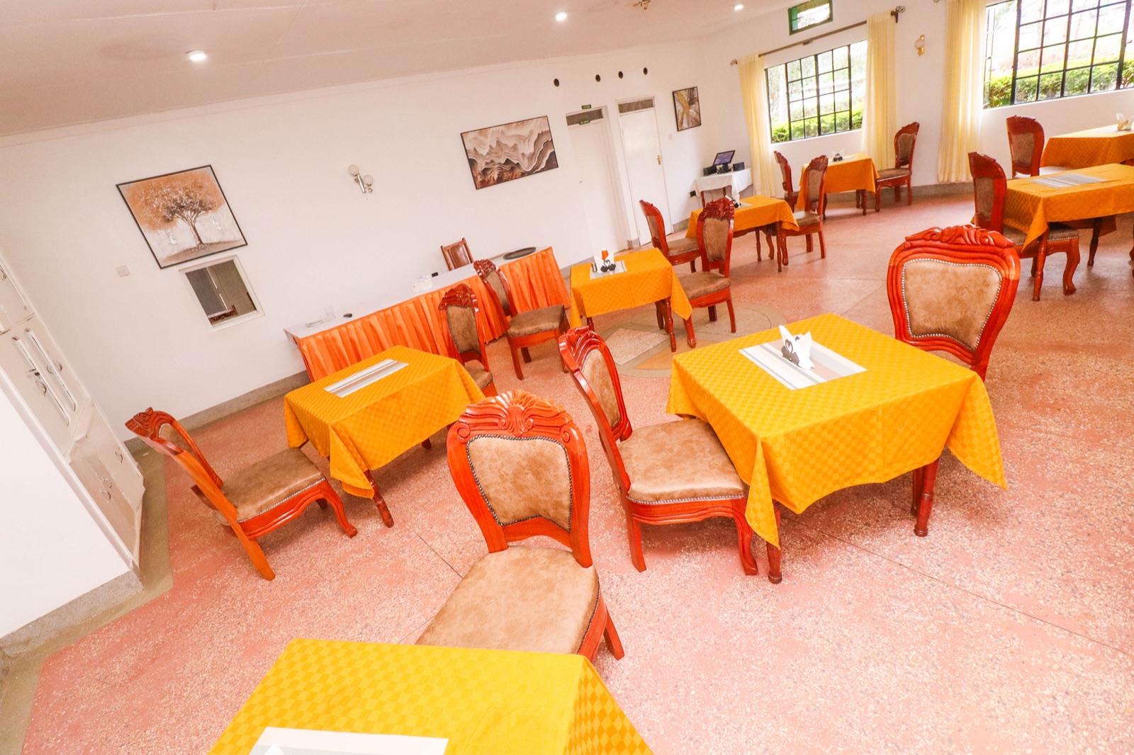 Kenyan cooking class dining experience at The Westgate Inn